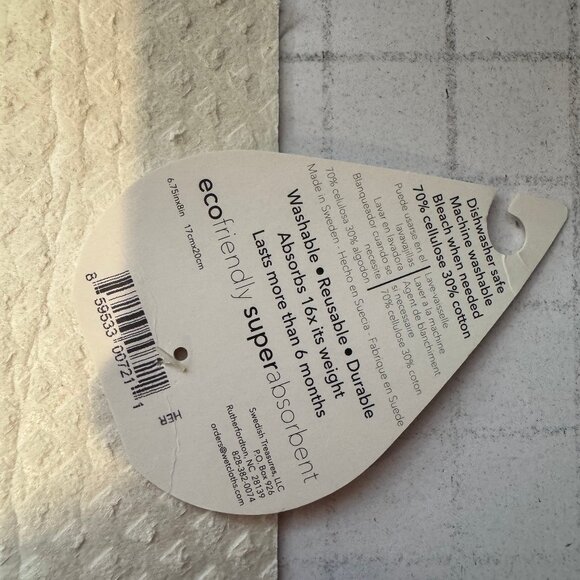 Wet-It! Swedish Treasures Dishcloth & Cleaning Cloth -Set of 2 - Picture 2 of 4